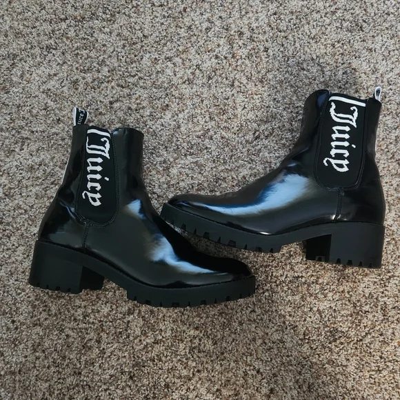 Juicy Couture Black Ankle Boots for Women - Picture 2 of 7